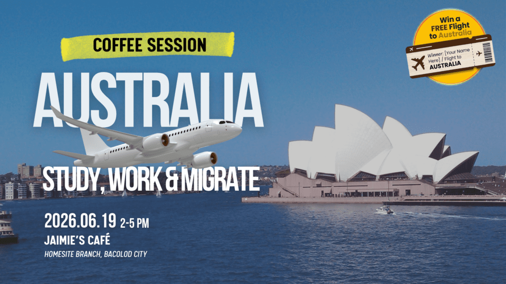Study, Work & Migrate to Australia Coffee Session - SOL Edu Philippines