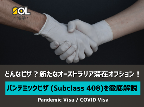 パンデミックビザ　オーストラリア　SOL留学