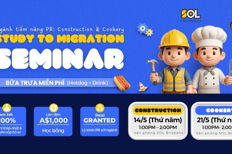 Khoá nghề về xây dựng và nấu ăn