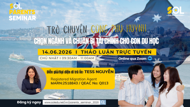 Trò chuyện cùng phụ huynh: Chọn ngành và chuẩn bị tài chính cho con du học Úc
